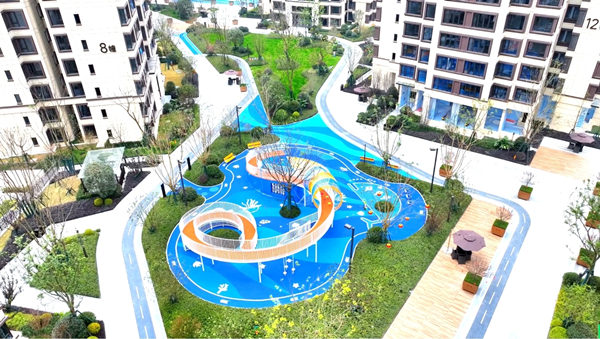 中國電建地產(chǎn)洺悅城·璽悅交付實景圖。中國電建地產(chǎn)供圖