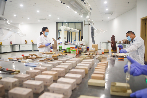 大足石刻文物醫(yī)院。大足區(qū)委宣傳部供圖