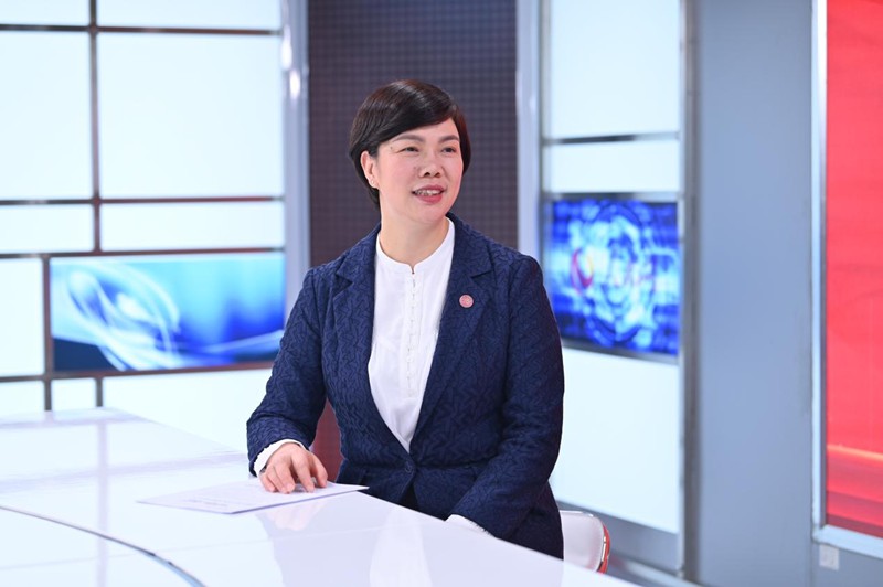 張艷做客人民網(wǎng)重慶、重慶發(fā)布“新時代 新征程 新重慶——2024重慶兩會會客廳”系列訪談。鄒樂攝