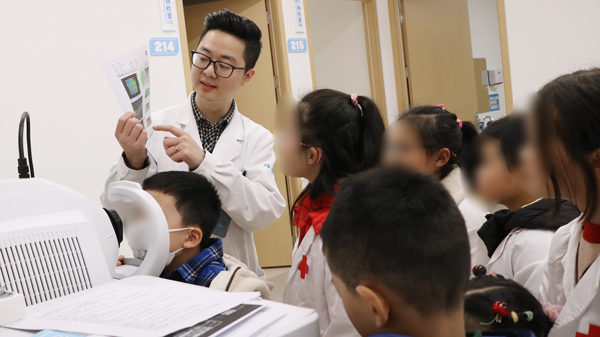 活動現(xiàn)場。華廈渝州眼科醫(yī)院供圖