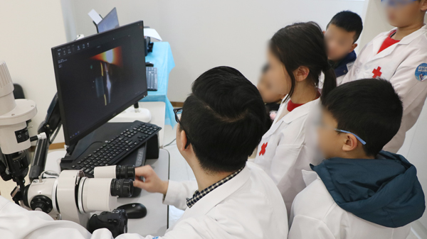 活動現(xiàn)場。華廈渝州眼科醫(yī)院供圖