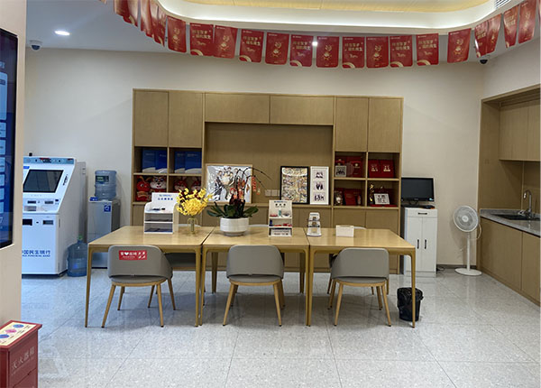 社區(qū)支行環(huán)境。民生銀行重慶分行供圖