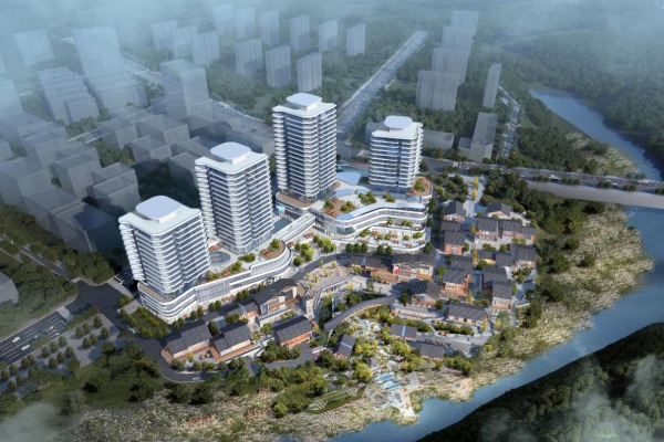 重慶悅來匯項目效果圖。金科產(chǎn)商供圖