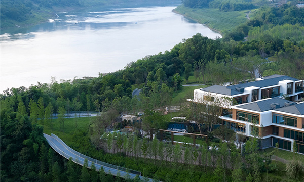 重慶華僑城藍(lán)楹灣。重慶華僑城供稿