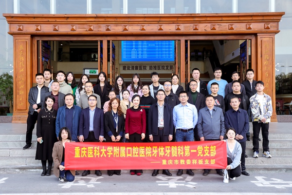 重醫(yī)附屬口腔醫(yī)院牙體牙髓科第一黨支部。重醫(yī)附屬口腔醫(yī)院供圖