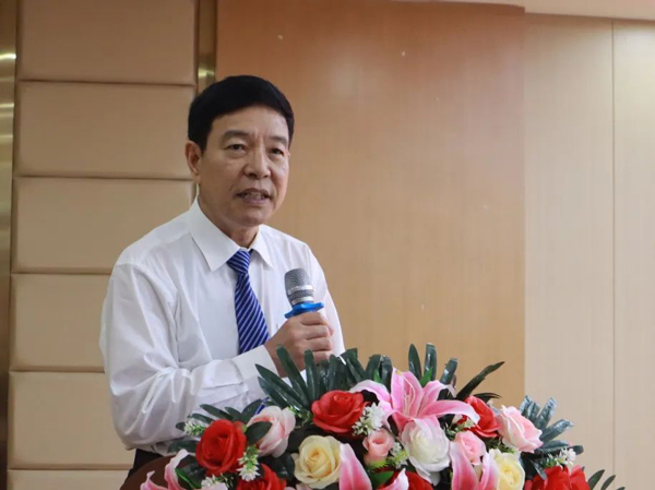 王強(qiáng)講話。重慶西區(qū)醫(yī)院供圖