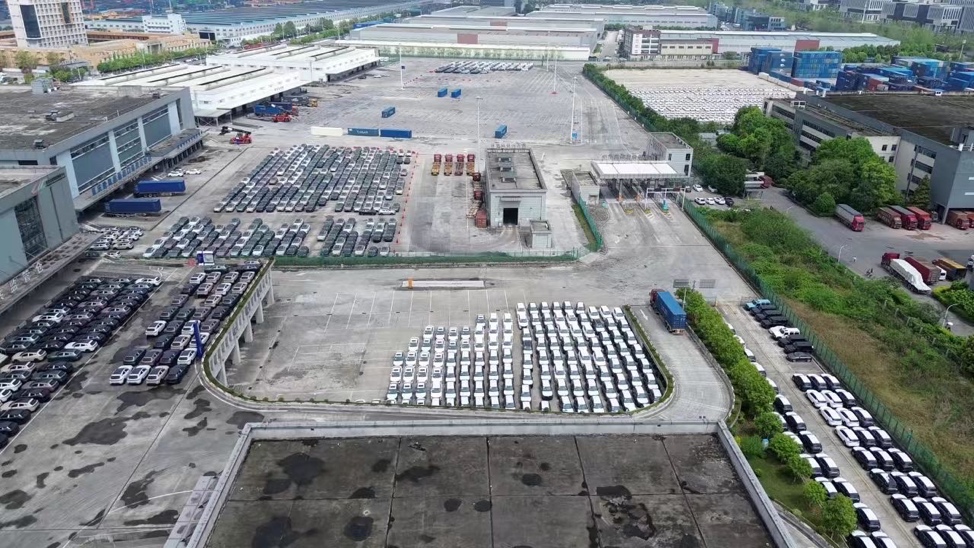 重慶國際鐵路港綜合保稅區(qū)。重慶海關(guān)供圖