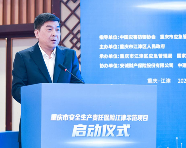 安誠保險黨委書記、董事長周平。安誠保險供圖