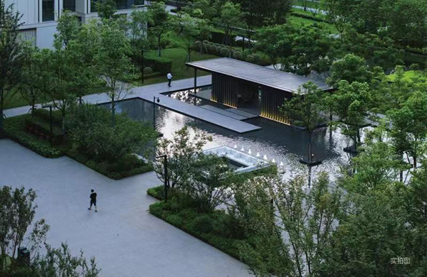 凱德·九章園林實景。凱德置業(yè)供圖