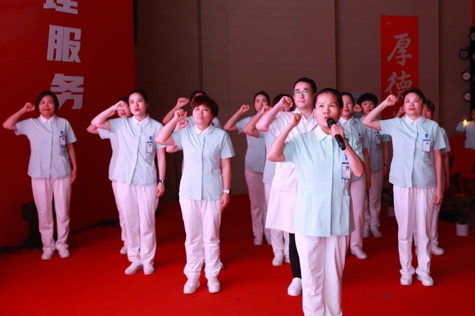 宣誓現(xiàn)場。重慶西區(qū)醫(yī)院供圖