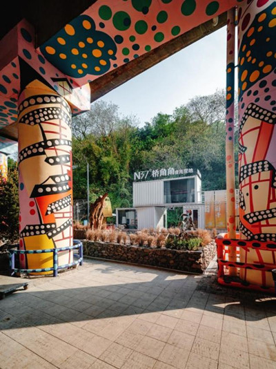 N37橋角角涂鴉藝術(shù)。N37橋角角供圖