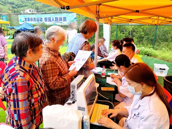 活動現(xiàn)場。重慶道格骨科醫(yī)院供圖