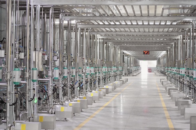 國(guó)藥太極重慶涪陵制藥廠龍橋中藥前提車(chē)間。 人民網(wǎng)記者 劉祎攝