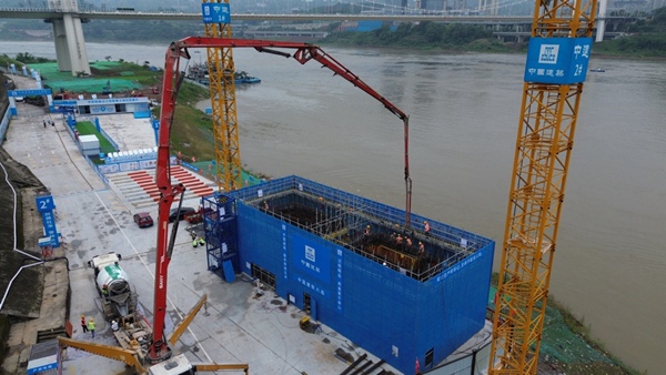 施工現(xiàn)場(chǎng)。中建六局供圖