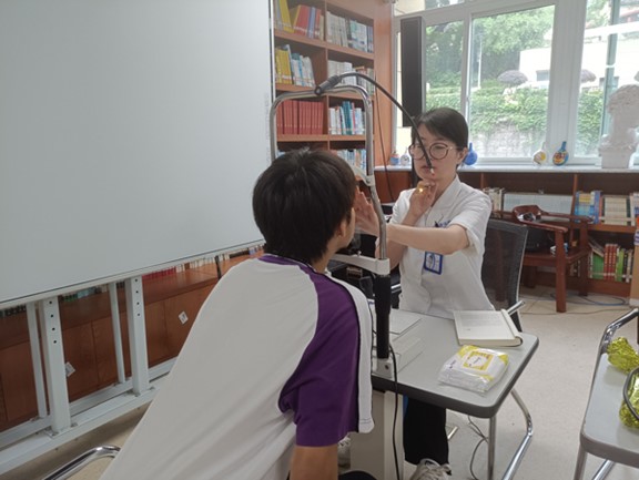 活動現(xiàn)場。重慶普瑞眼科醫(yī)院供圖