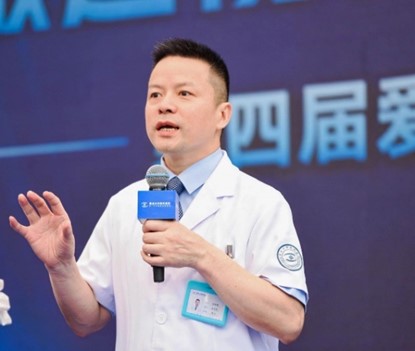 活動現(xiàn)場。重慶愛成大坪眼科醫(yī)院供圖