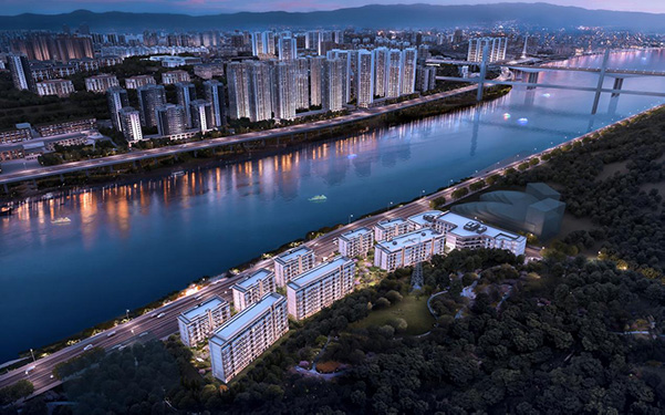 項(xiàng)目初步的意境圖。重慶龍湖供圖