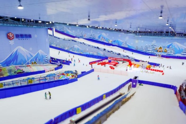 重慶熱雪奇跡雪道。重慶熱雪奇跡供圖