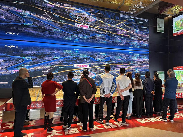 售樓處實景圖。重慶萬科供圖