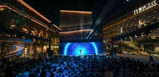 發(fā)布會現(xiàn)場實拍圖。中國電建地產(chǎn)供圖