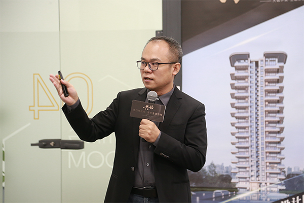 長廈安基集團副總建筑師周輝。唐文蕤攝