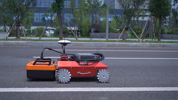 道面健康自動檢測機器人。活動方供圖