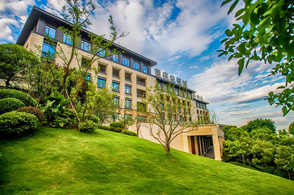 園區(qū)實景圖。重慶總部城供圖