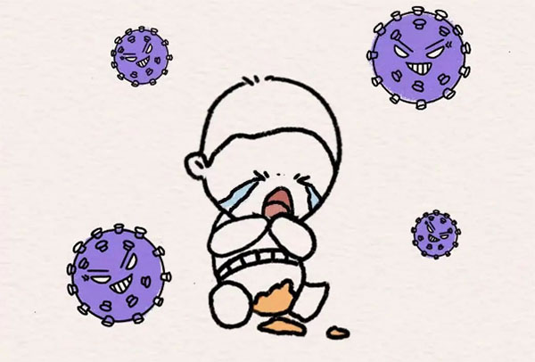 輪狀病毒。重慶松山醫(yī)院供圖