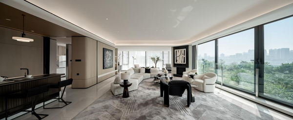 半島生活樣板空間。中糧天悅壹號(hào)供圖