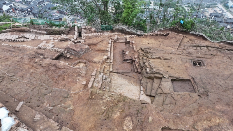 考古發(fā)掘現(xiàn)場(chǎng)。重慶市文物考古研究院供圖