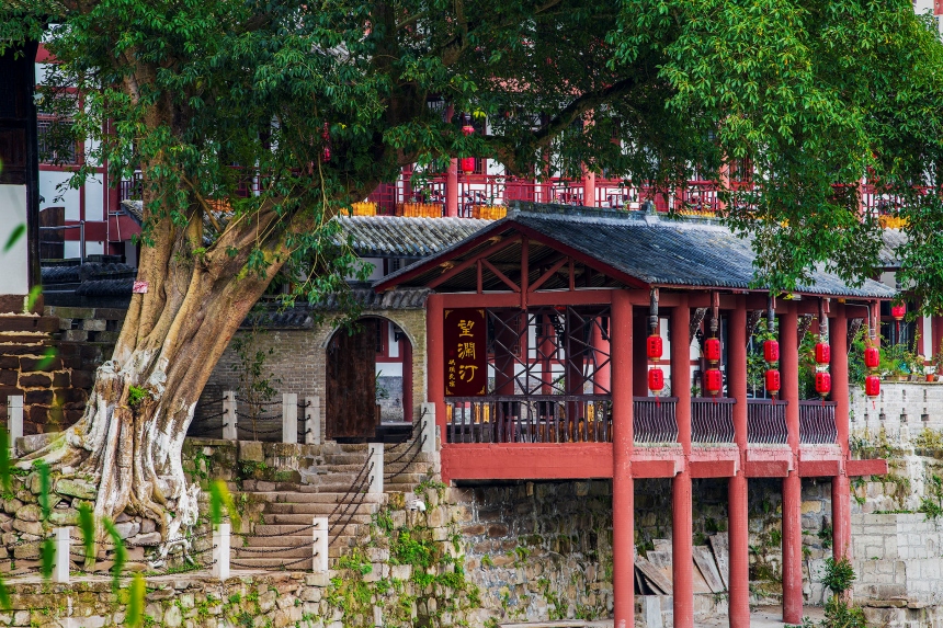 東溪古鎮(zhèn)一角。綦江區(qū)委宣傳部供圖