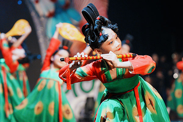 晚會(huì)現(xiàn)場(chǎng)。重慶市少年宮供圖