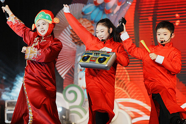 晚會(huì)現(xiàn)場(chǎng)。重慶市少年宮供圖