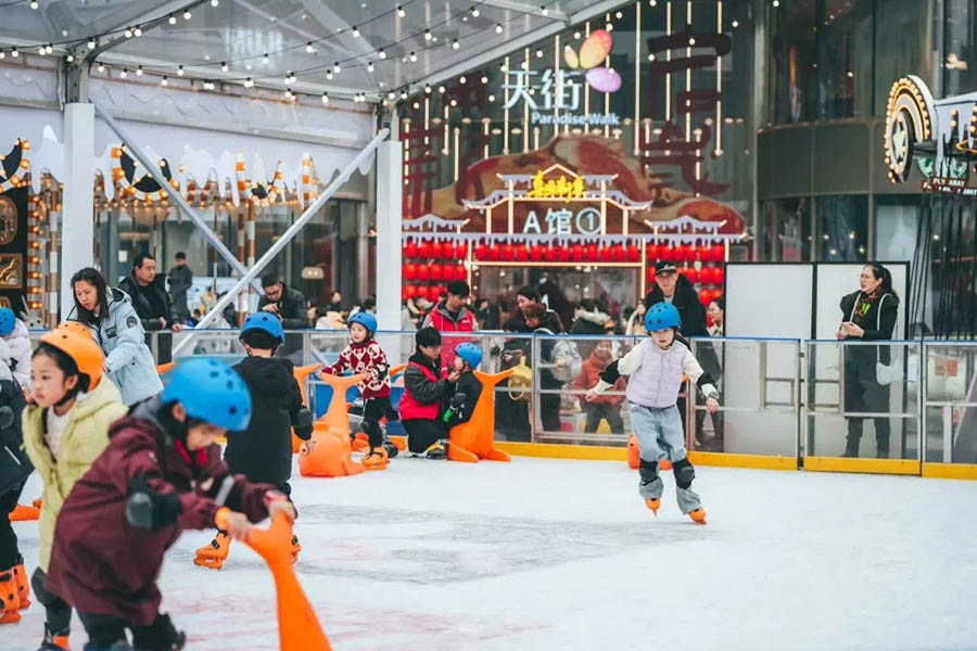 商圈人氣旺。渝北發(fā)布