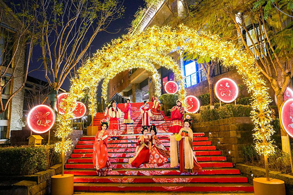 重慶天地廟會(huì)現(xiàn)場(chǎng)。重慶天地供圖