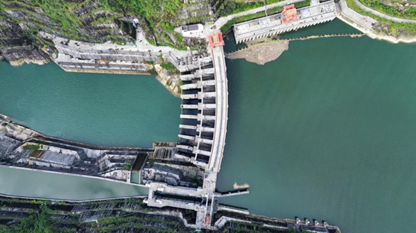 烏江彭水船閘。重慶市港航海事事務(wù)中心供圖