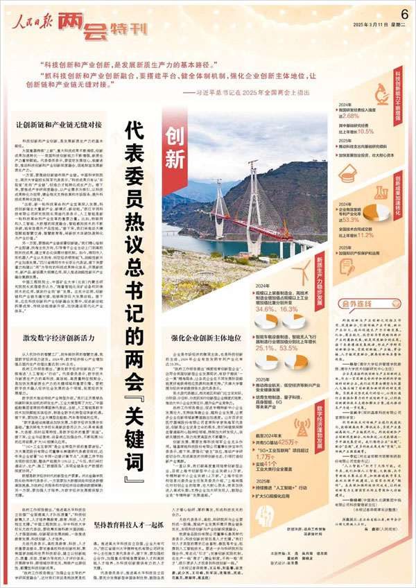 《 人民日報 》( 2025年03月11日 06 版)