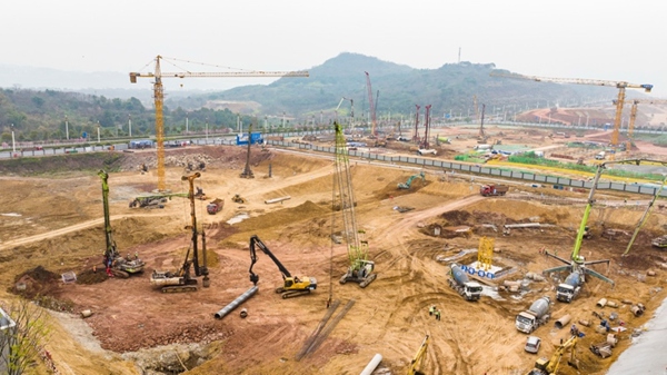 施工現(xiàn)場(chǎng)。項(xiàng)目部供圖