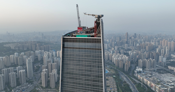 施工現(xiàn)場。重慶市住房城鄉(xiāng)建委供圖