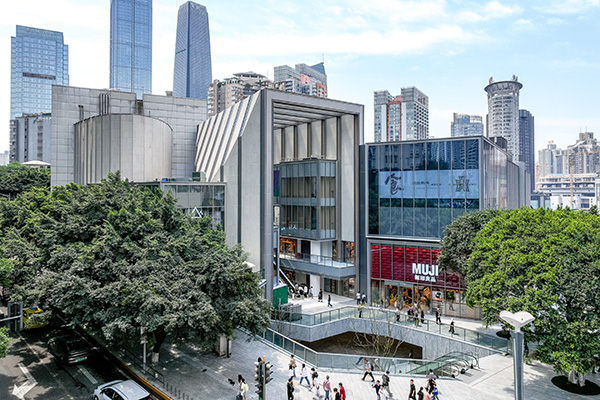 北城天街B館改造后。重慶龍湖供圖