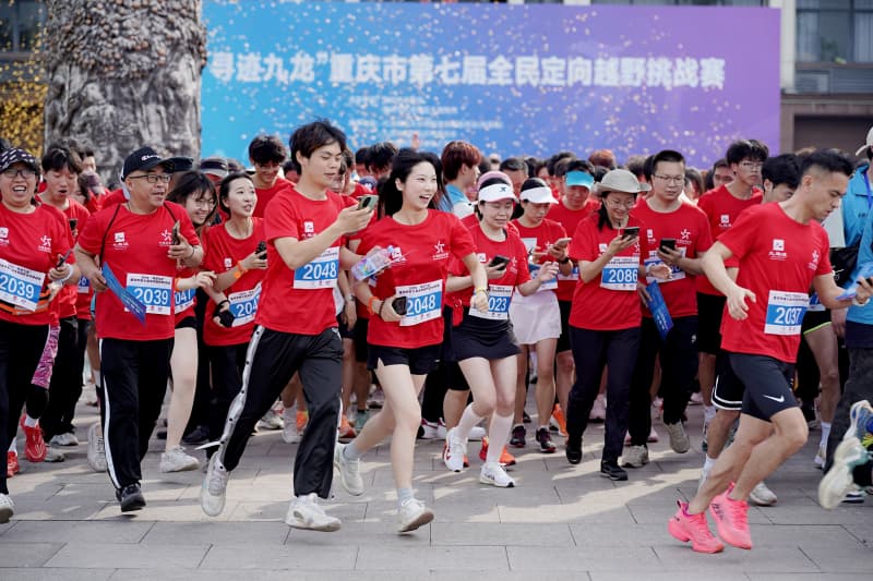 比賽現(xiàn)場(chǎng)。九龍坡區(qū)融媒體中心供圖