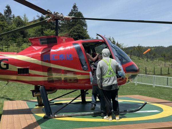 游客登機。武隆區(qū)委宣傳部供圖