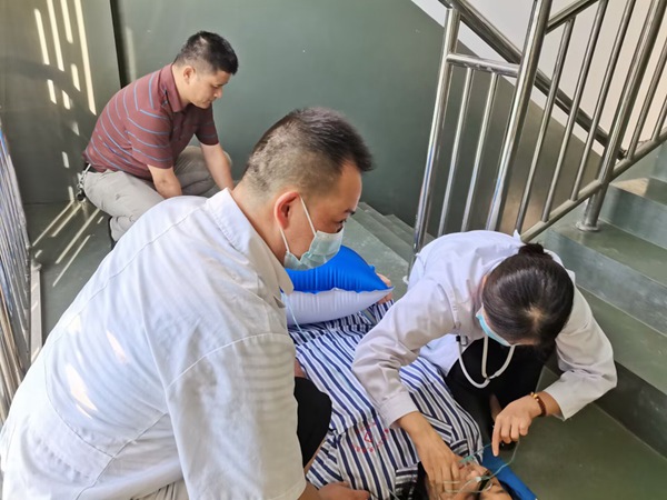 應(yīng)急演練現(xiàn)場。受訪單位供圖