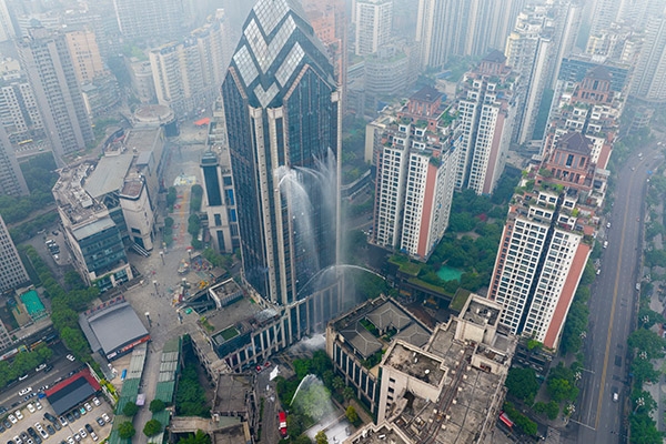 演練現(xiàn)場。重慶市涪陵區(qū)消防救援局供圖