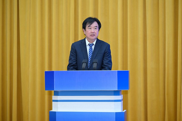 中國二冶集團(tuán)有限公司黨委書記、董事長徐永鋒。林豪 攝