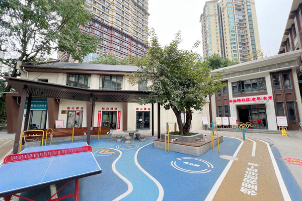 石油路社區(qū)綜合服務(wù)體。渝中區(qū)文化旅游委供圖