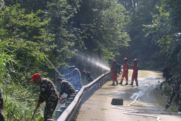 演練現(xiàn)場(chǎng)。洛磧鎮(zhèn)供圖