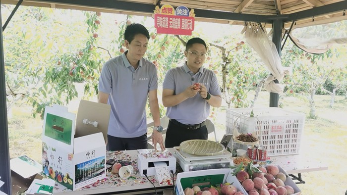 “尋味武隆·云端盛宴”鄉(xiāng)村振興公益直播月啟幕。通訊員 石曉紅 攝