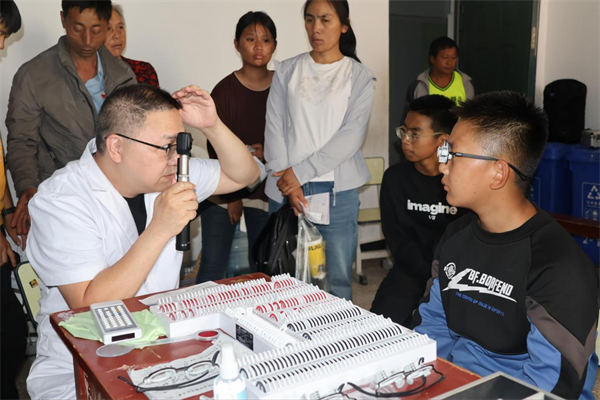 活動(dòng)現(xiàn)場(chǎng)。千葉眼鏡供圖