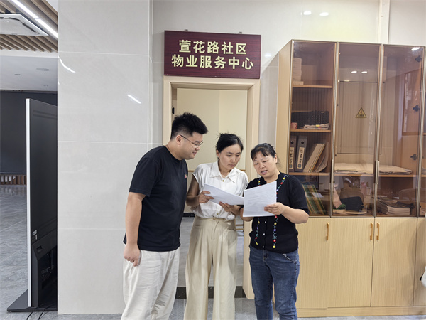 萱花路社區(qū)物業(yè)服務(wù)中心。勝利路街道供圖